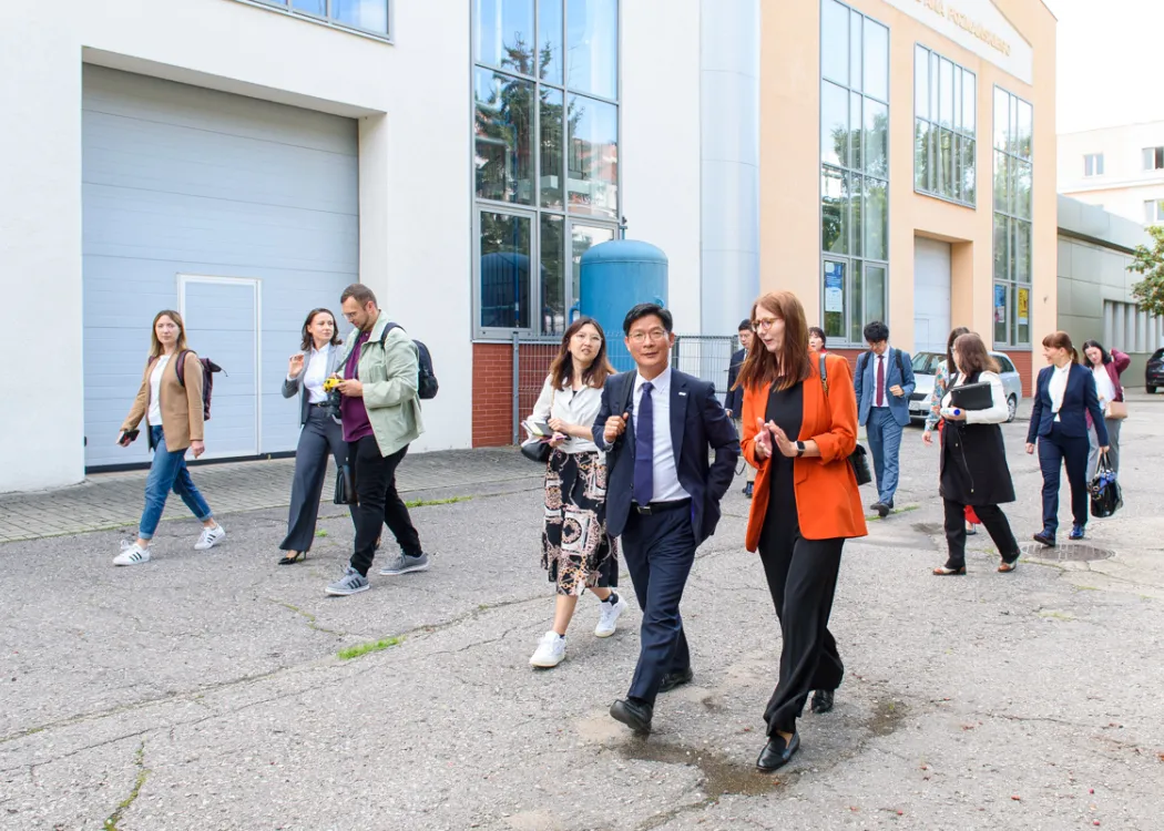 Delegacja z Korei Południowej