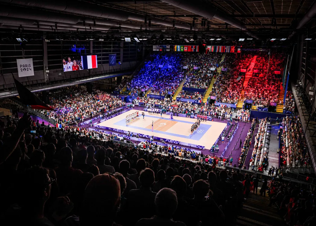 arena rywalizacji siatkarek i siatkarzy podczas IO w Paryżu 