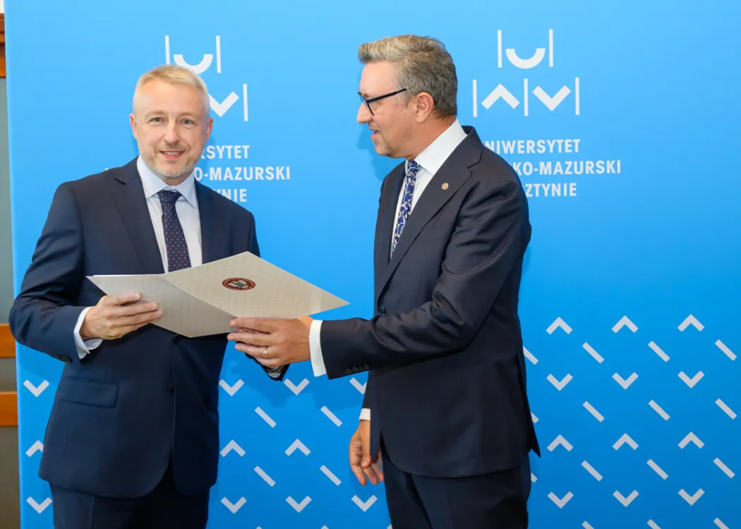 nowe władze UWM w kadencji 2024-2028