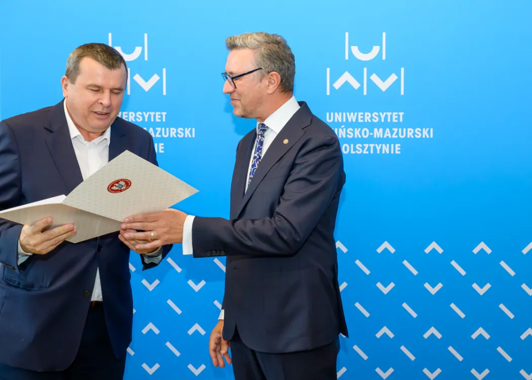 nowe władze UWM w kadencji 2024-2028