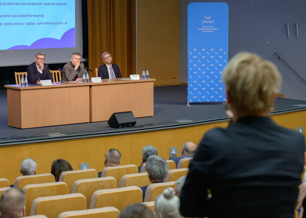  Minister i członkowie Rady Doskonałości Naukowej spotkali się na UWM z polskimi naukowcami