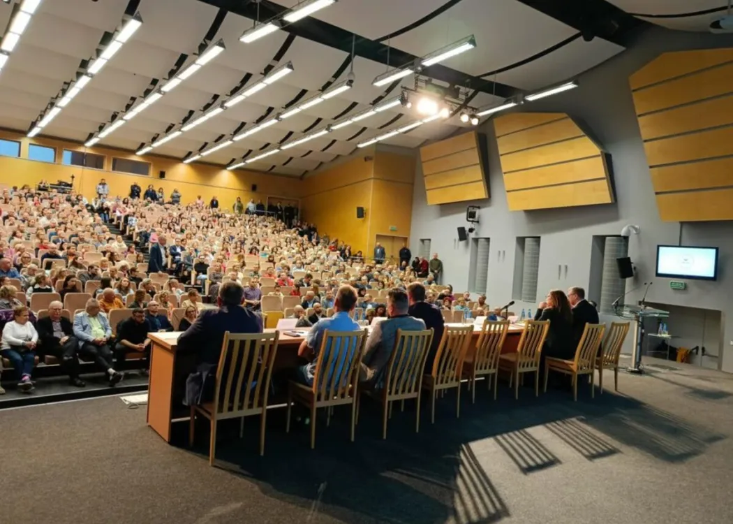 Spotkanie pracowników UWM z władzami uczelni i przedstawicielami związków zawodowych