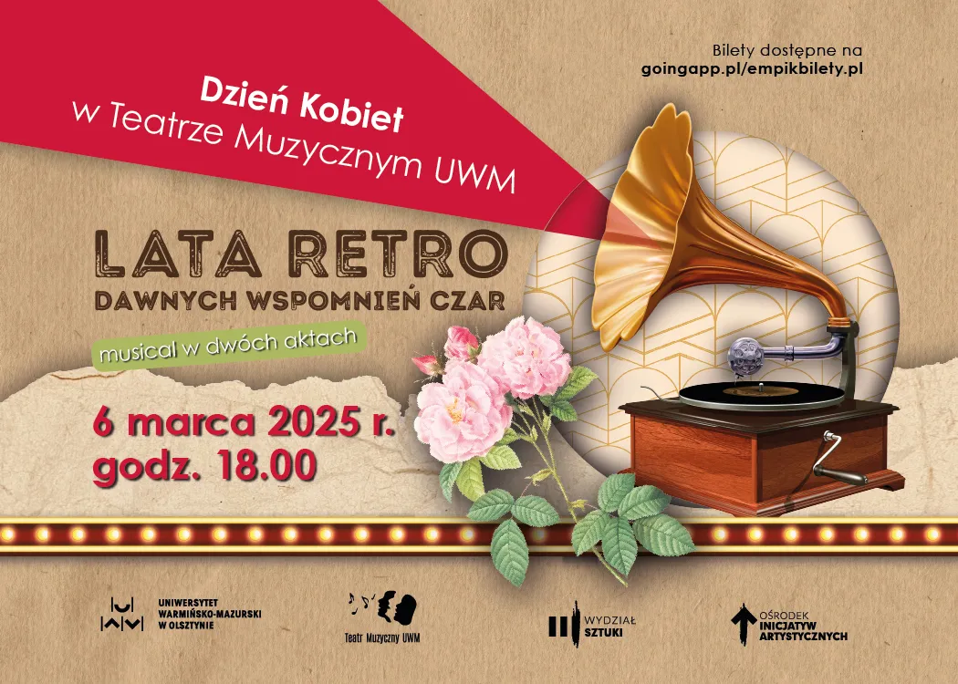 Grafika musicalu retro