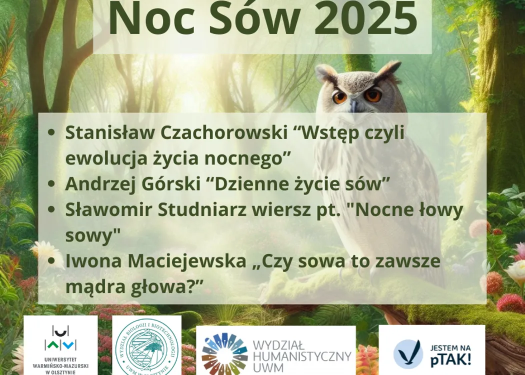 plakat Noc Sów 2025