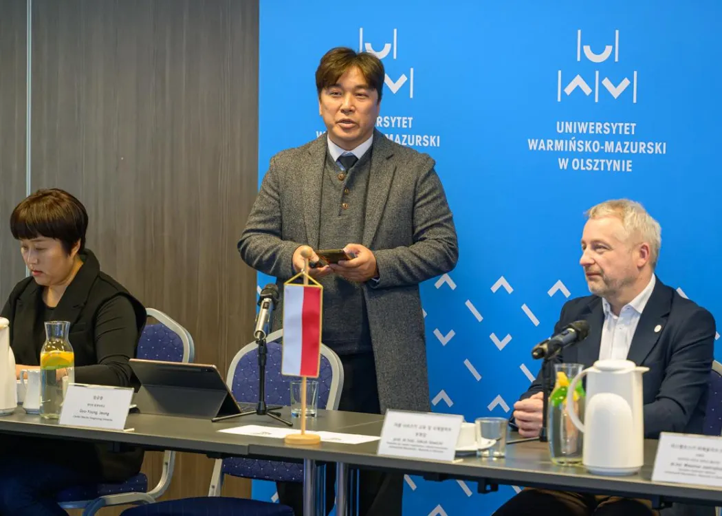 delegacja z Korei Południowej na UWM