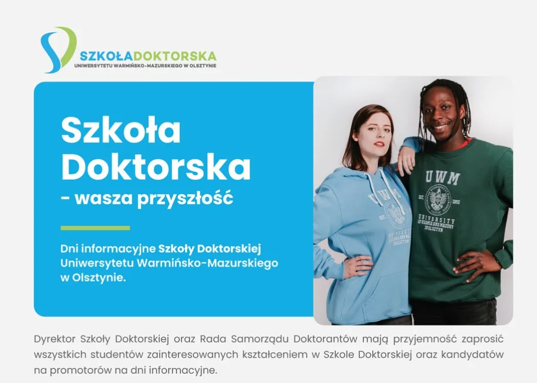 plakat Szkoły Doktorskiej