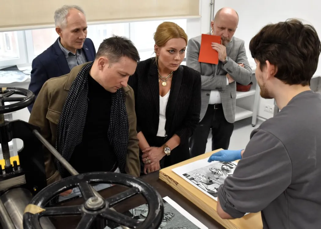 otwarcie Pracowni Grafiki Warsztatowej