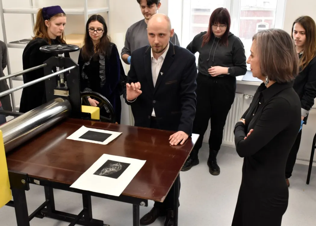 otwarcie Pracowni Grafiki Warsztatowej