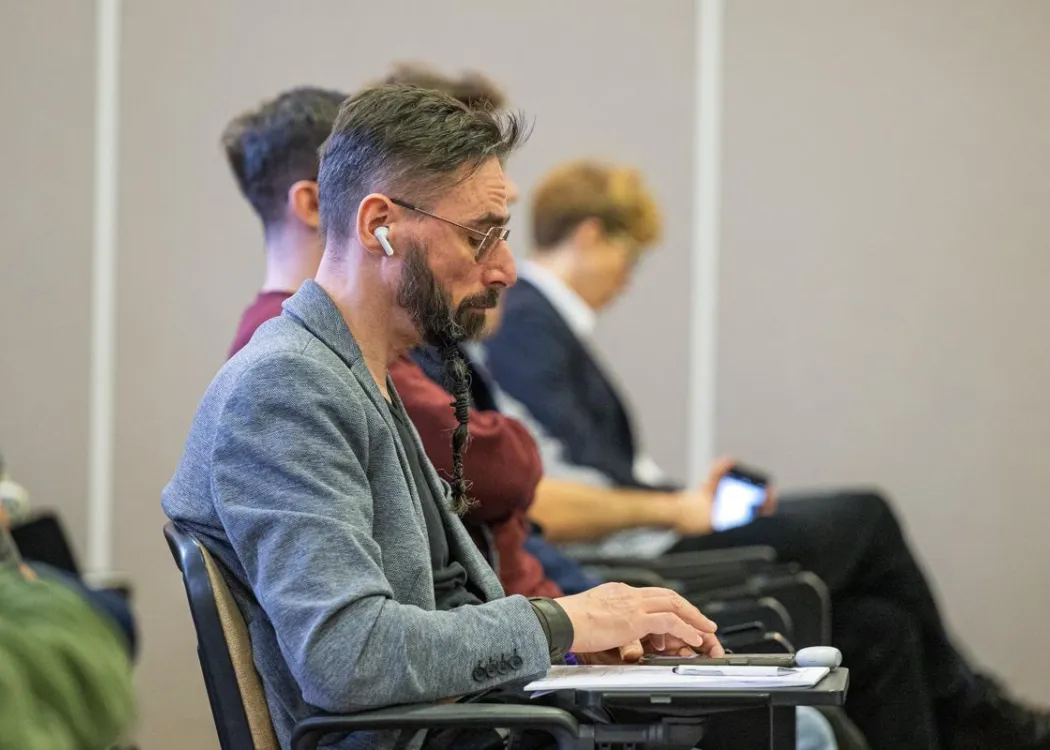 Uczestnicy konferencji o AI