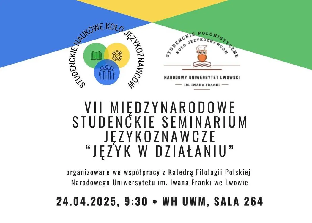 plakat z nazwą wydarzenia i datą 