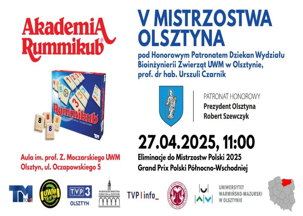 grafika wydarzenia mistrzostwa w rummikub 