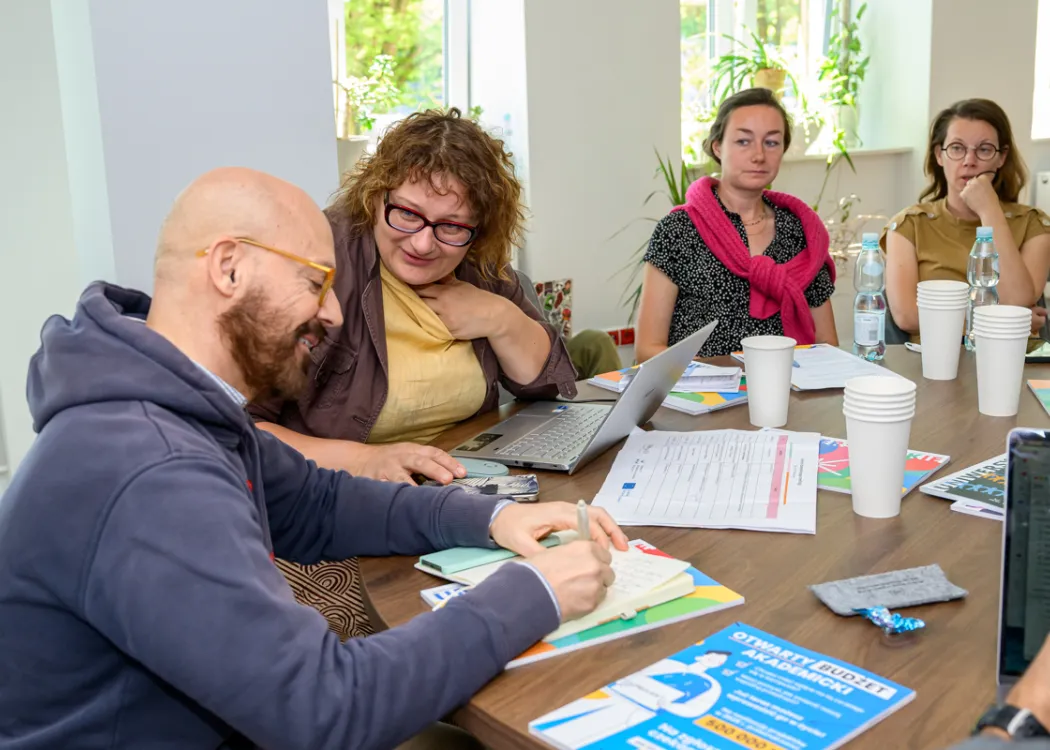 Przedstawiciele sojuszu ChallengeEU podczas warsztatów na UWM