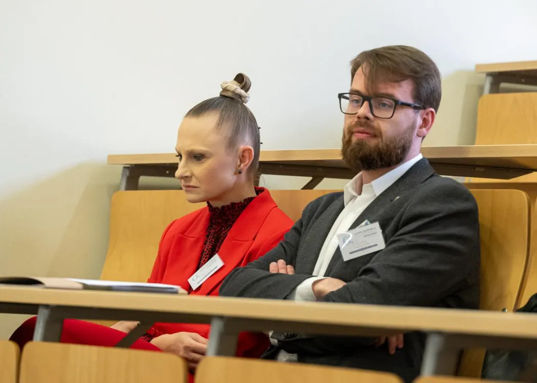 Uczestnicy konferencji nowe zjawiska w języku 