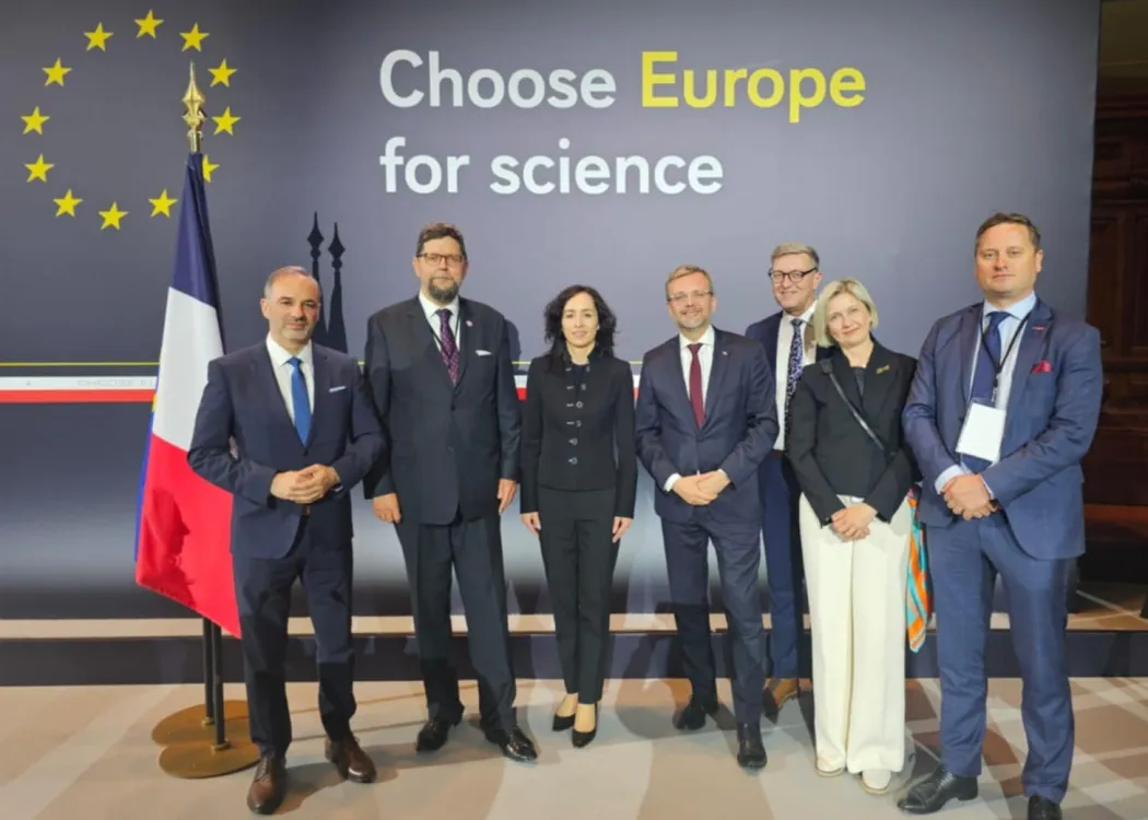 Rektor UWM podczas konferencji Choose Europe for science 
