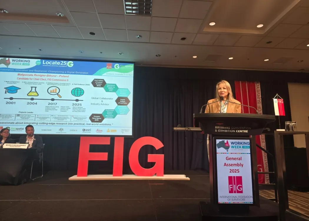 prof. Małgorzata Renigier-Biłozor na posiedzeniu FIG w Brisbane