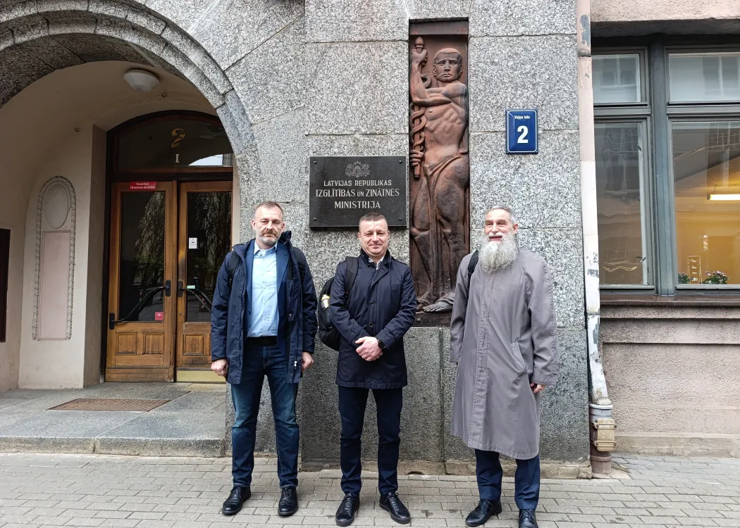 Delegacja z Instytutu Nauk Politycznych UWM w Rydze