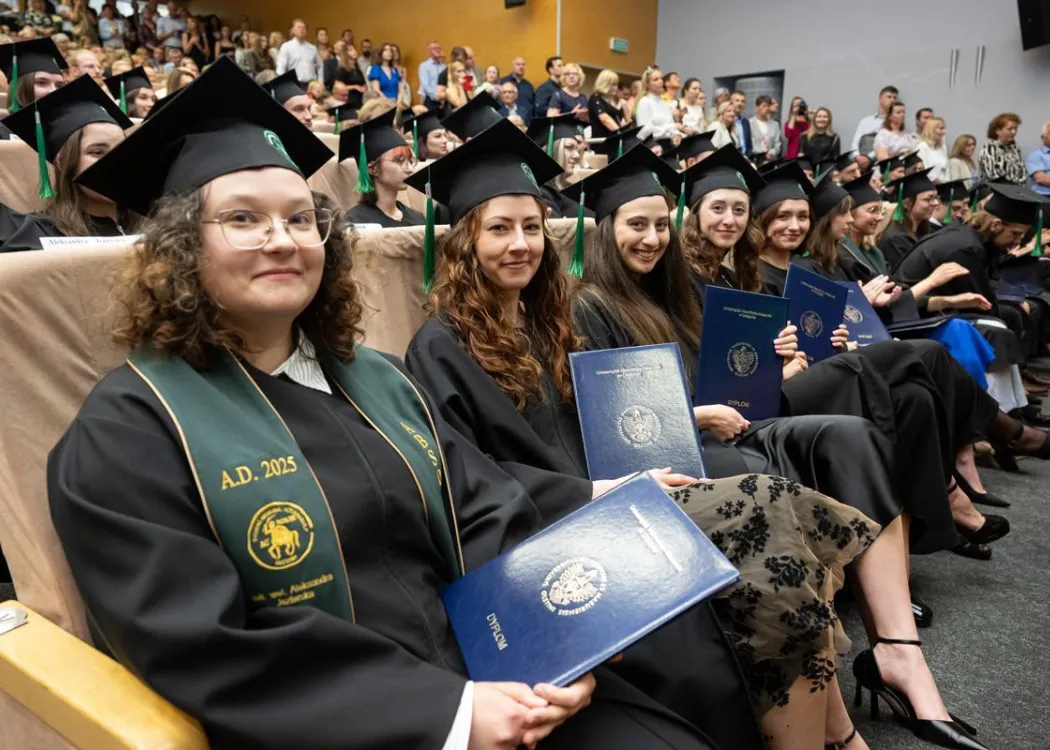 Uroczystość wręczenia dyplomów na WMW