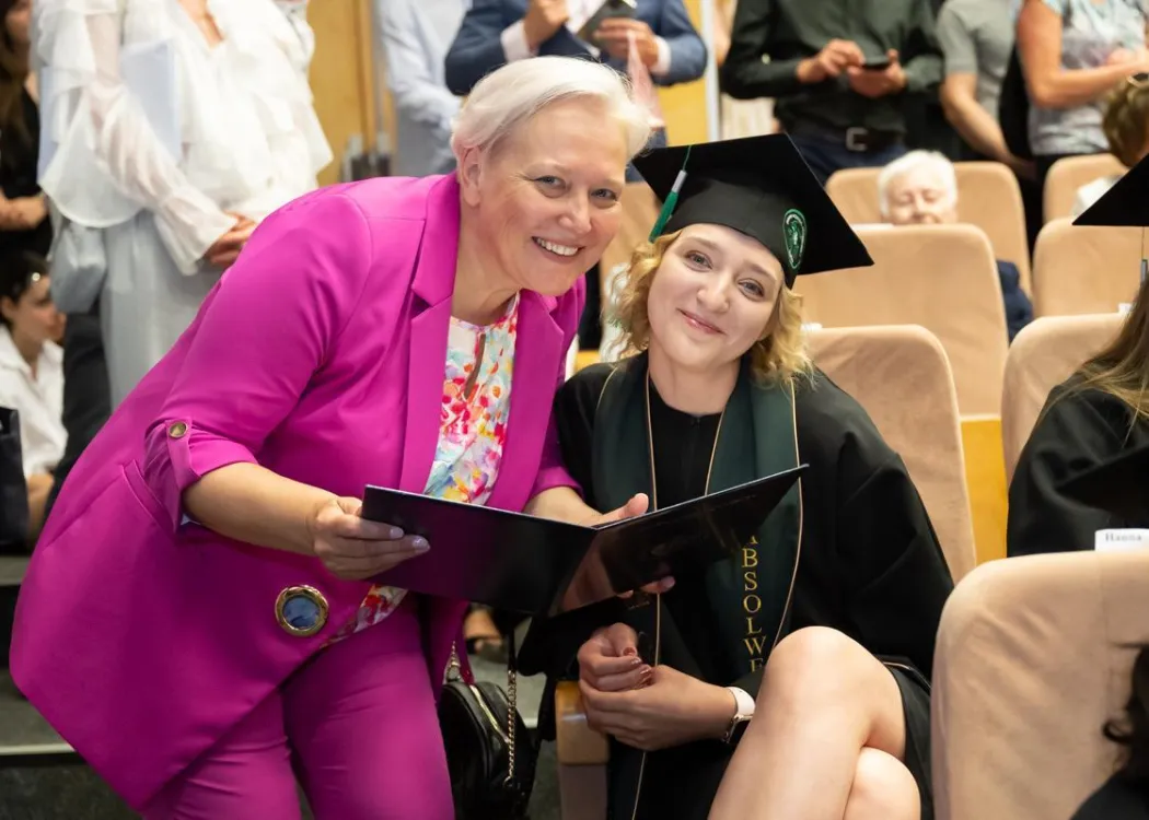 Uroczystość wręczenia dyplomów na WMW