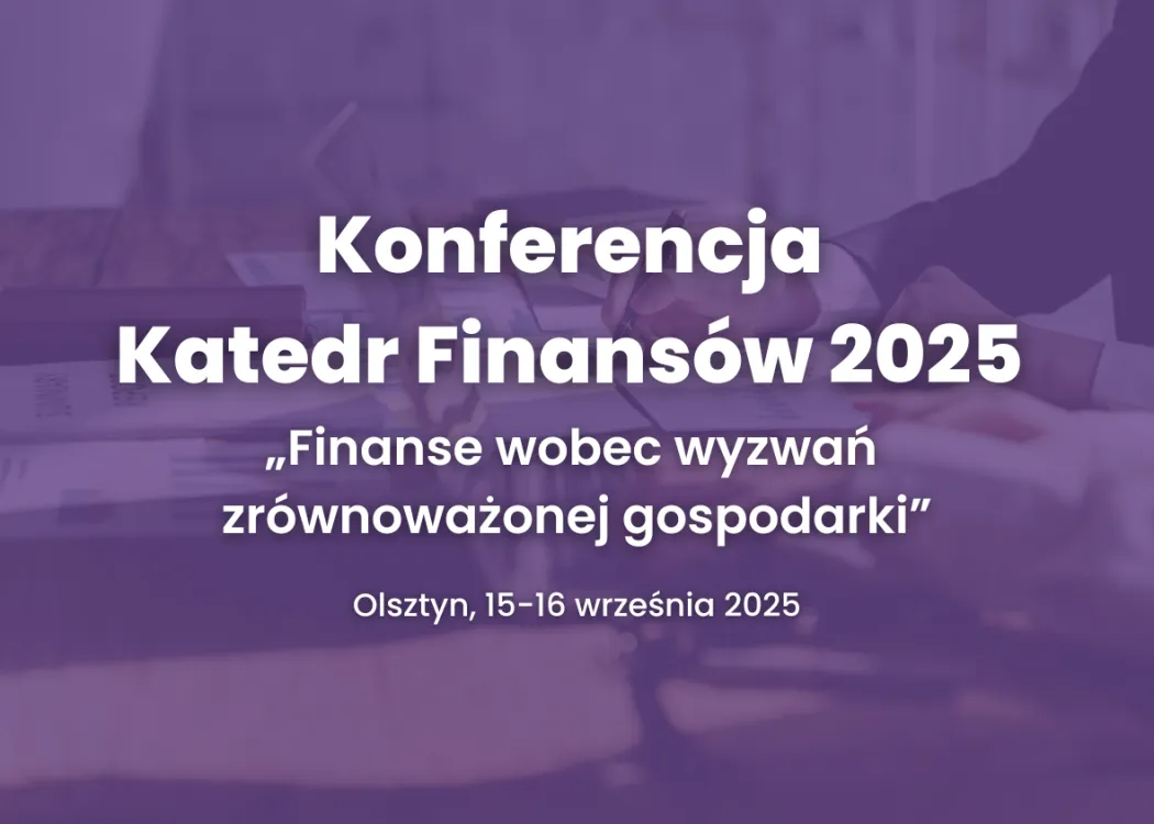 Konferencja Katedr Finansów 2025 