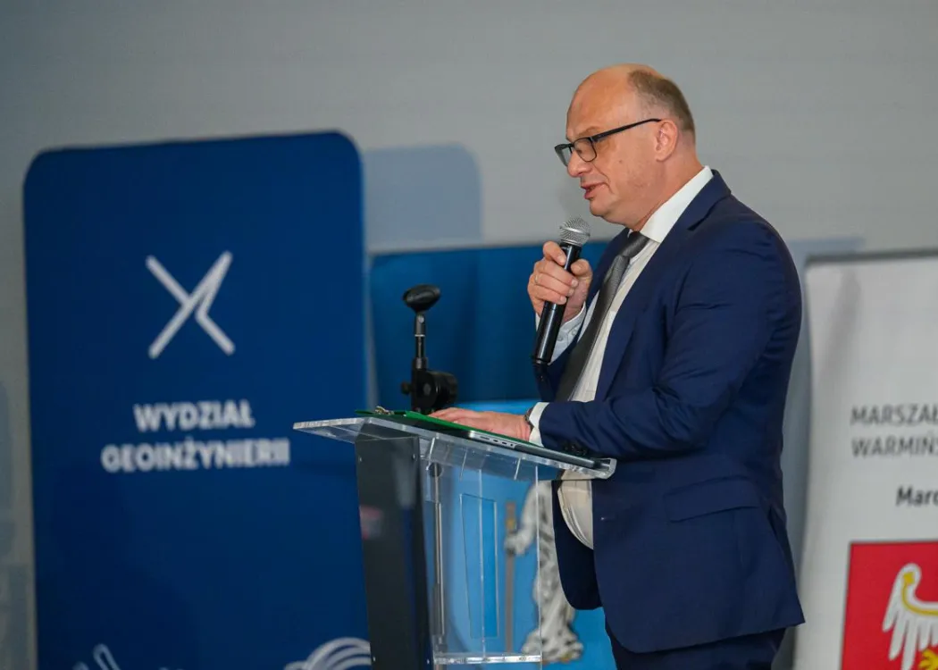 Konferencja rzeczoznawców majątkowych - gość przemawia