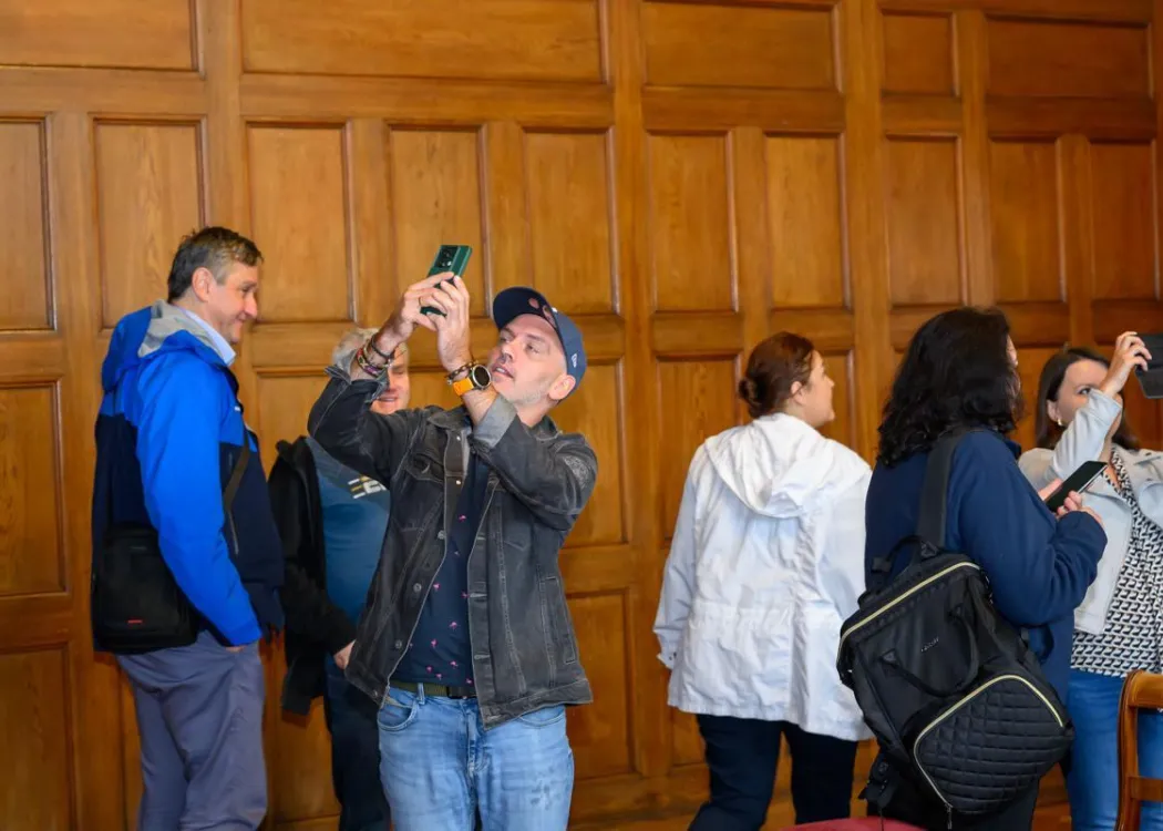 Konferencja redaktorów: uczestnicy zwiedzają Pałac