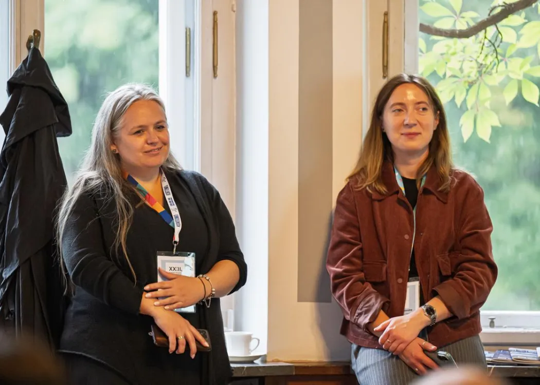 Konferencja redaktorów: Daria Bruszewska-Przytuła i Marta Wiśniewska