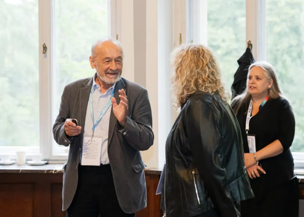 Konferencja redaktorów: prof. Krzysztof Goczyła i prof. Alina Naruszewicz-Duchlińska