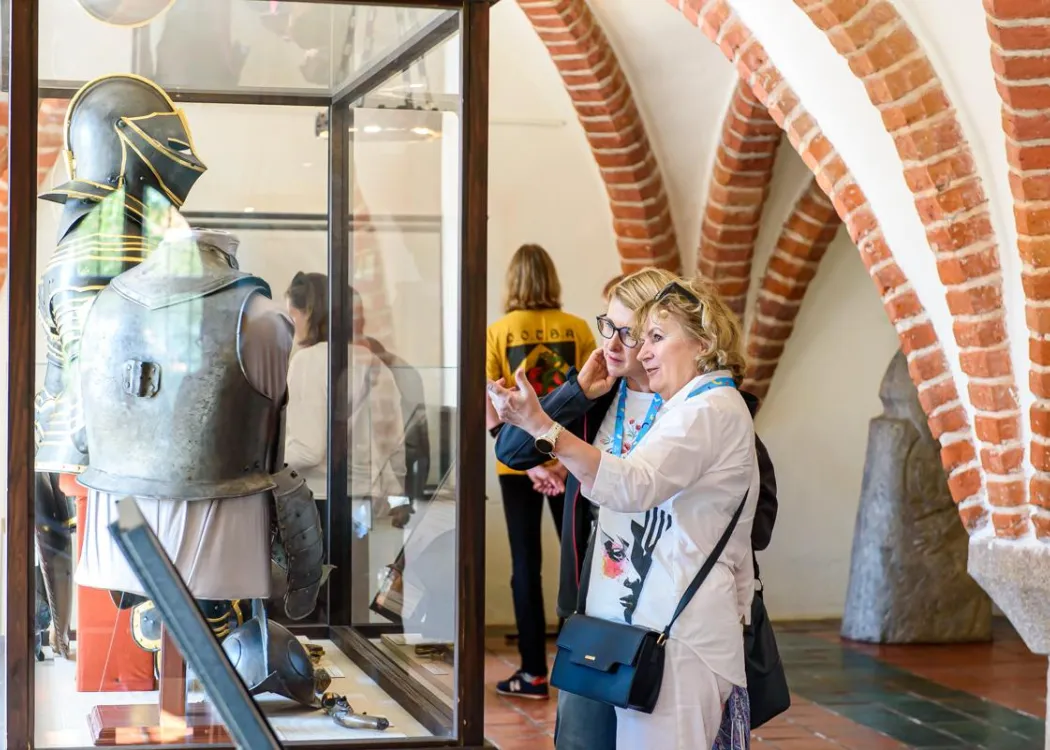 Konferencja redaktorów: zwiedzanie zamku w Lidzbarku Warmińskim