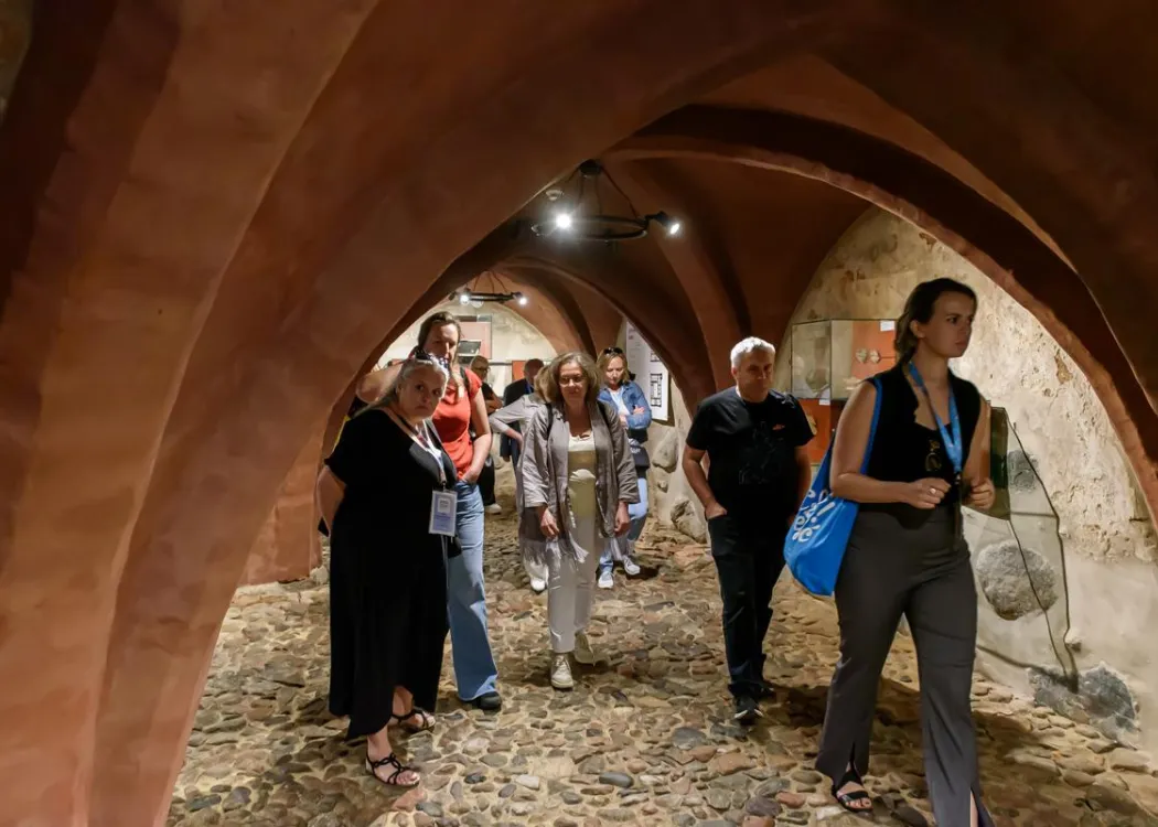 Konferencja redaktorów: zwiedzanie zamku w Lidzbarku Warmińskim