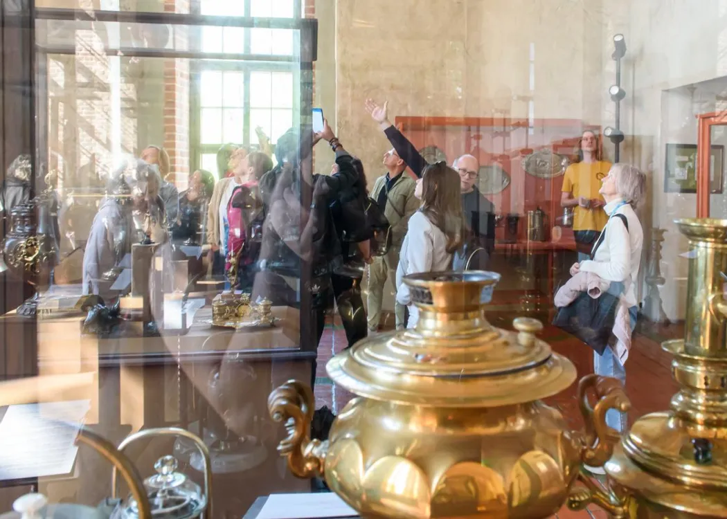 Konferencja redaktorów: zwiedzanie zamku w Lidzbarku Warmińskim