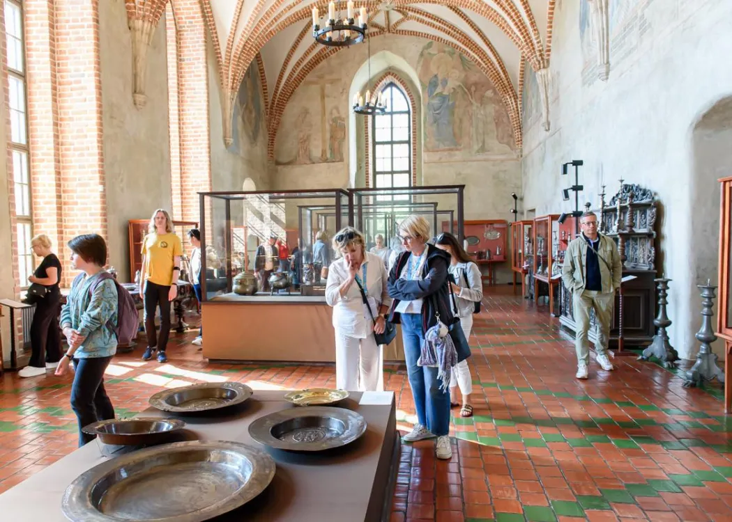 Konferencja redaktorów: zwiedzanie zamku w Lidzbarku Warmińskim