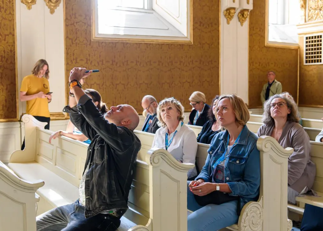 Konferencja redaktorów: zwiedzanie zamku w Lidzbarku Warmińskim