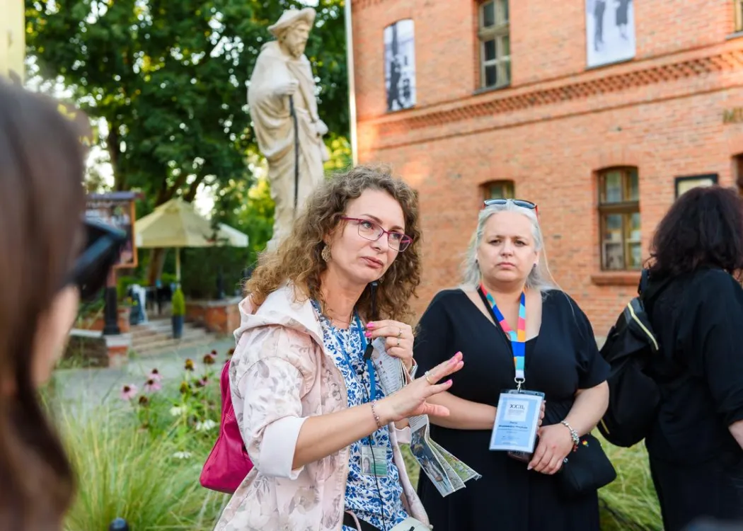 Konferencja redaktorów: przewodniczka po Olsztynie i Daria Bruszewska-Przytuła