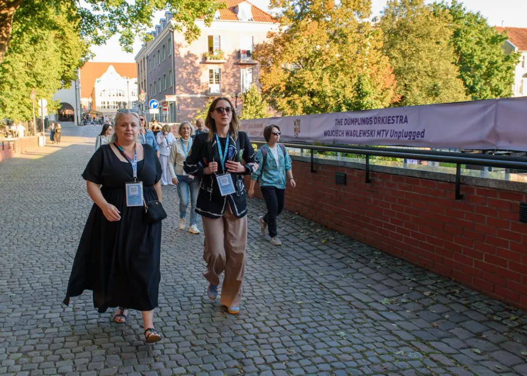 Konferencja redaktorów: Daria Bruszewska-Przytuła i Marta Wiśniewska