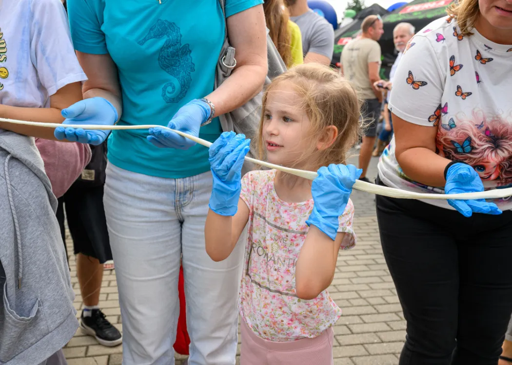 Święto Sera 2025: uczestnicy biorą udział w rozciąganiu mozzarelii