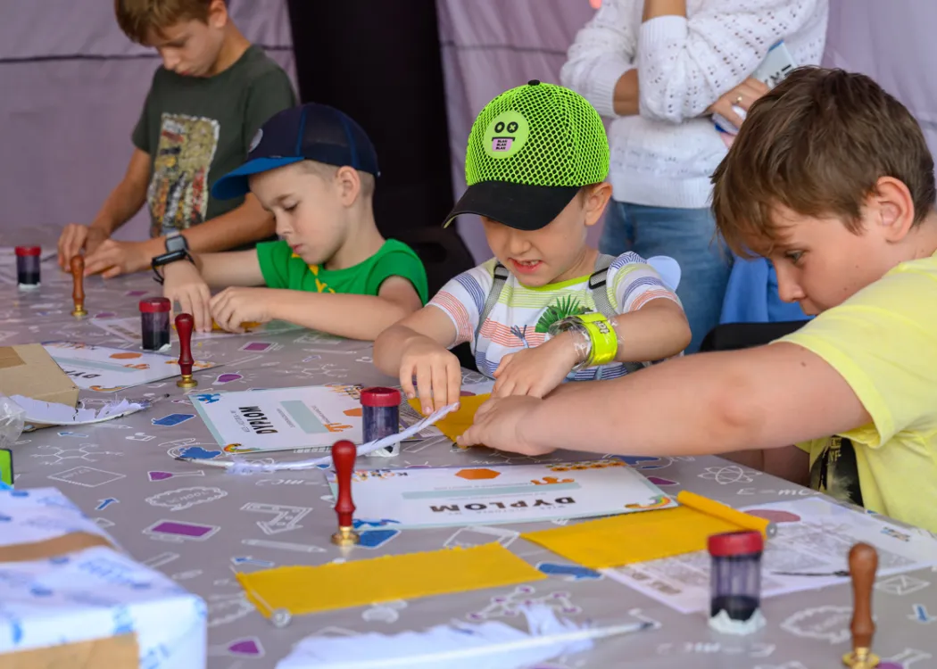 Święto Sera 2025: dzieci biorące udział w warsztatach