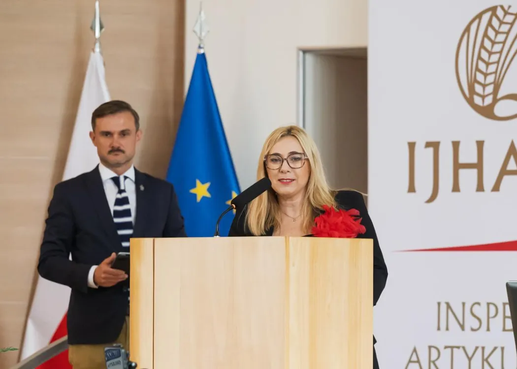 Justyna Żulewska podczas konferencji "Tradycja, technologia - współczesna żywność" 