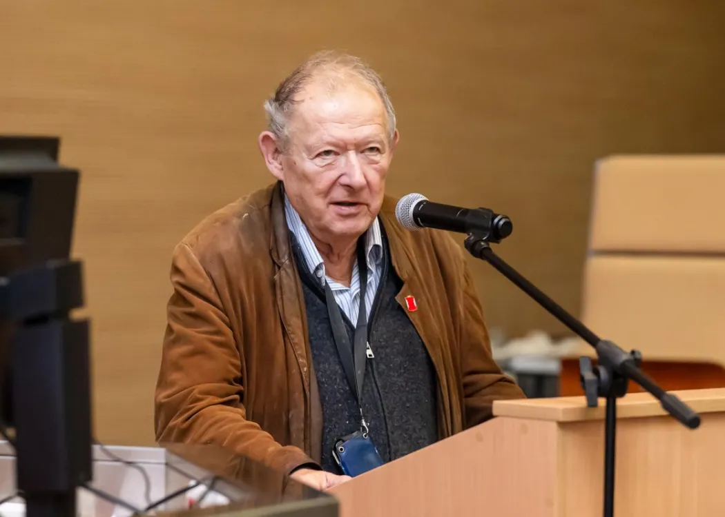 Adam Michnik na Wydziale Humanistycznym UWM