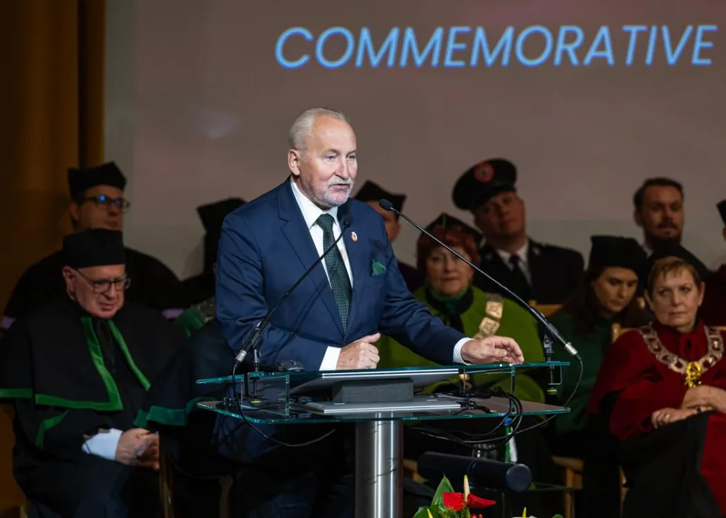 Inauguracja roku akademickiego 2025/2026: przemawia Gustaw Marek Brzezin 