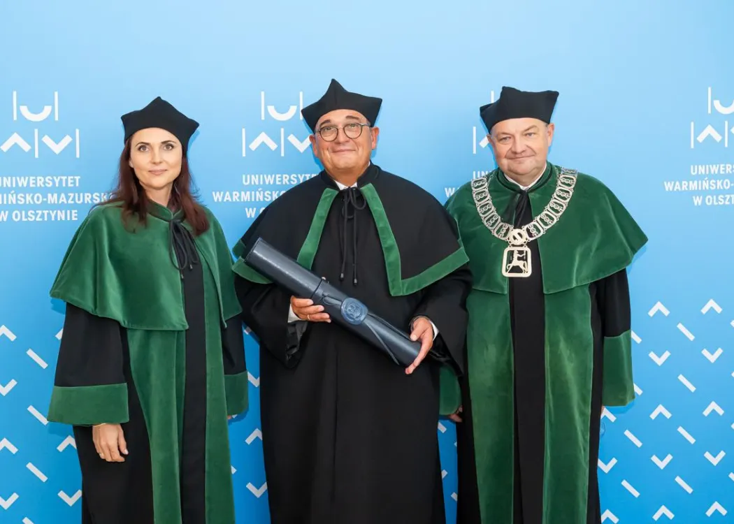 Inauguracja roku akademickiego 2025/2026: prof. Martin Kramer w towarzystwie władz Wydziału Medycyny Weterynaryjnej