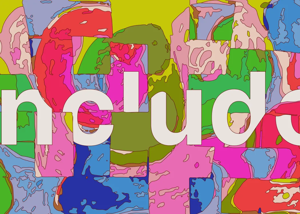 Grafika z napisem Includo