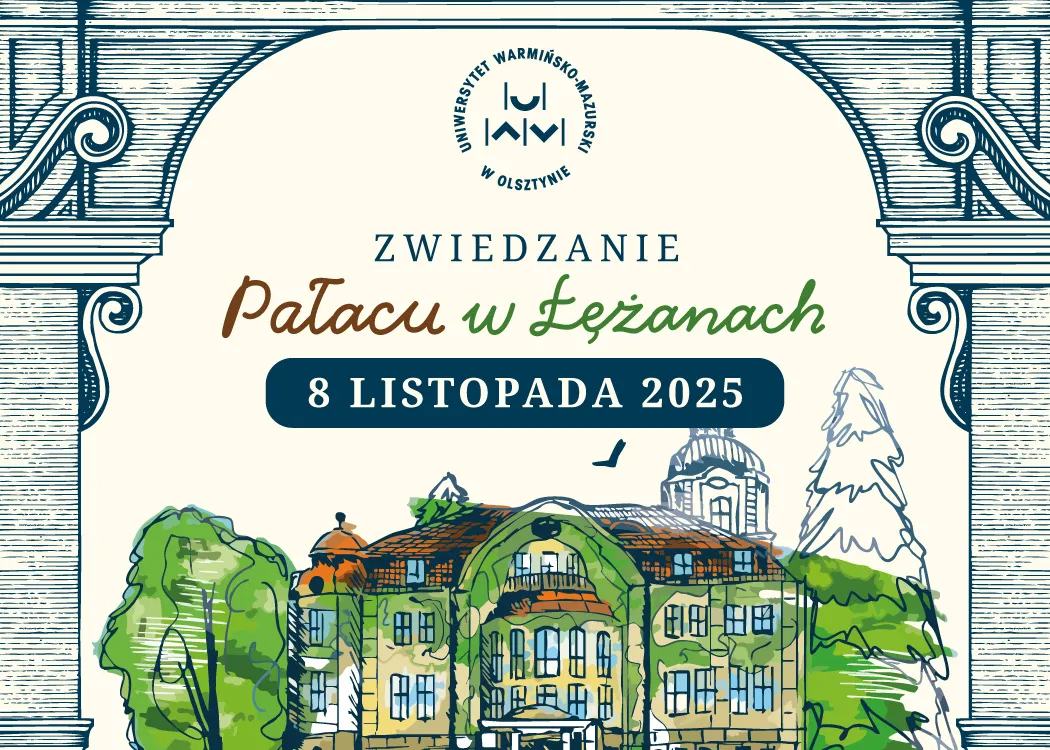 grafika ozdobna do artykulu dotyczacego zwiedzania palacu w lezanach