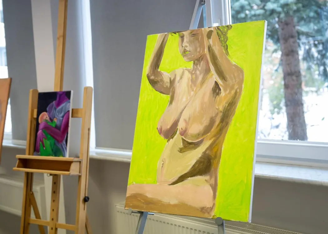 II Warmińsko-Mazurskie Seminarium dla Położnych i Studentów: wystawa prac studentów Wydziału Sztuki  