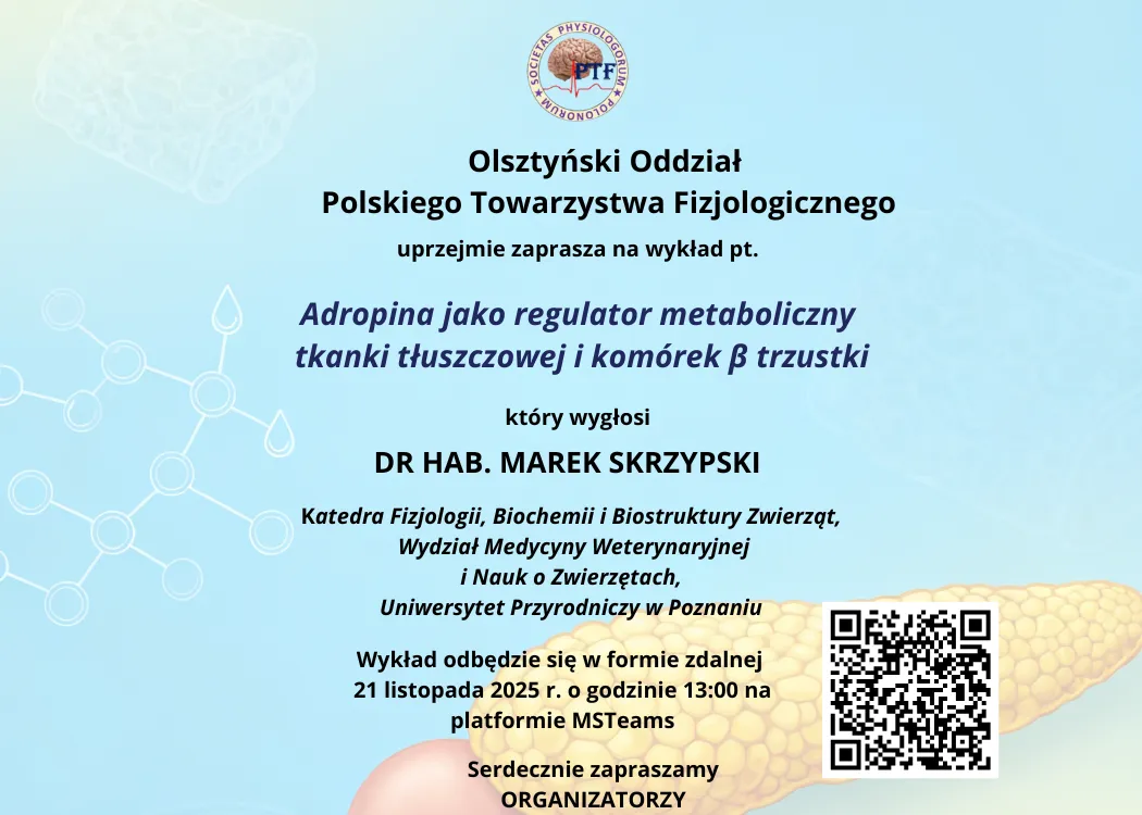 grafika z nawą wydarzenia i nazwiskiem prelegenta 