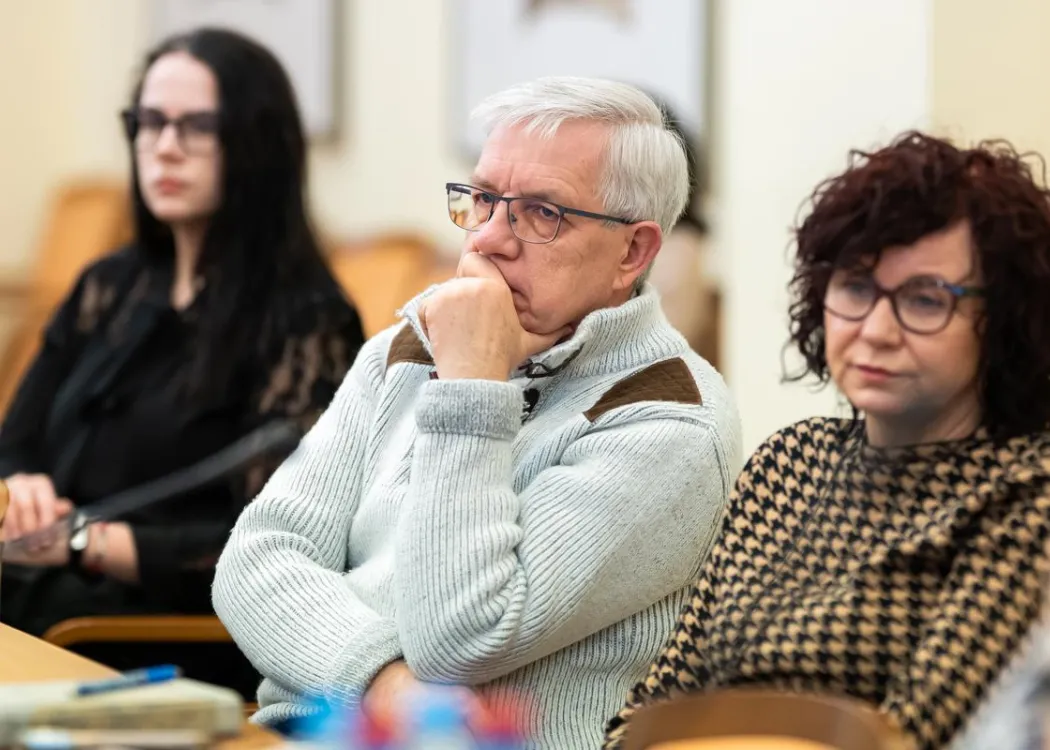 Słuchacze wykładu prof. Pawlaka 