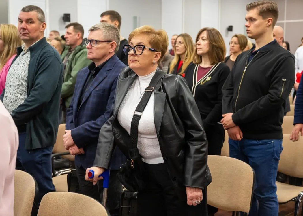 Dyplomatorium SZP: goście stoją