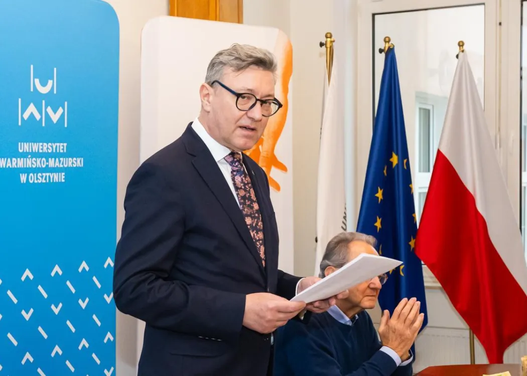 Most Bożonarodzeniowy 2025: rektor UWM przemawia