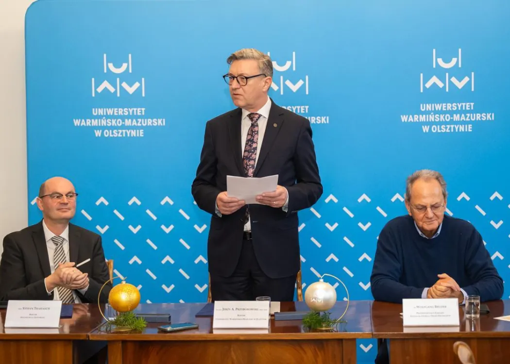 Most Bożonarodzeniowy 2025: rektor UWM przemawia