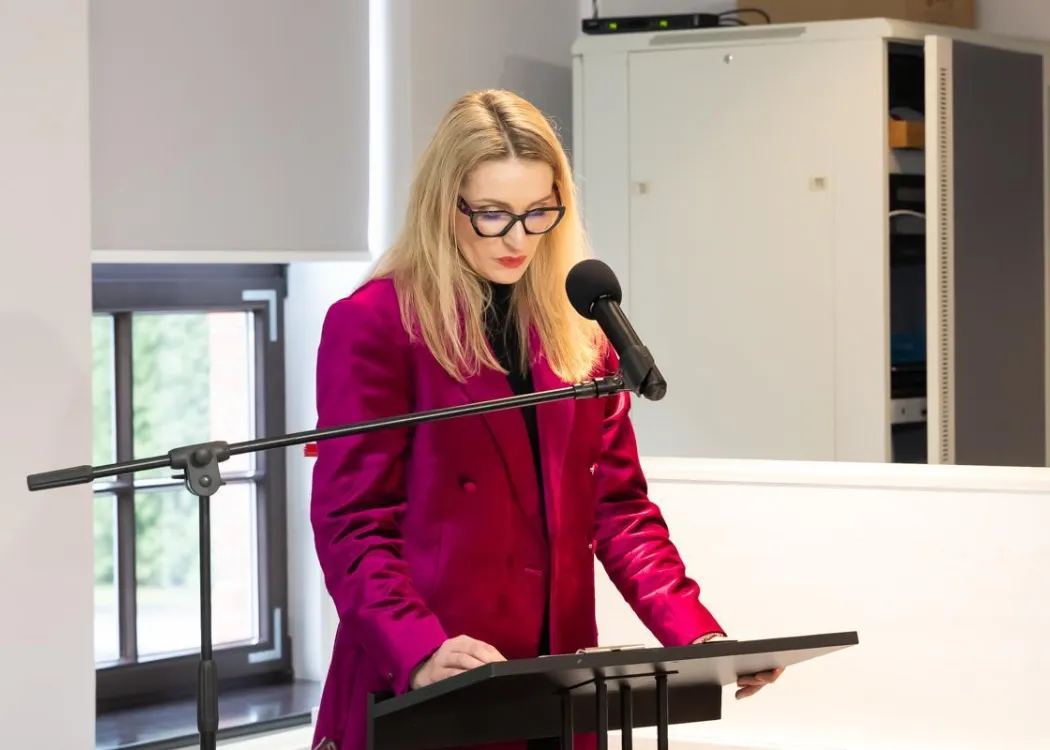 Nagrody Santander 2025: Marta Wangin, dyrektorka CWO, przemawia