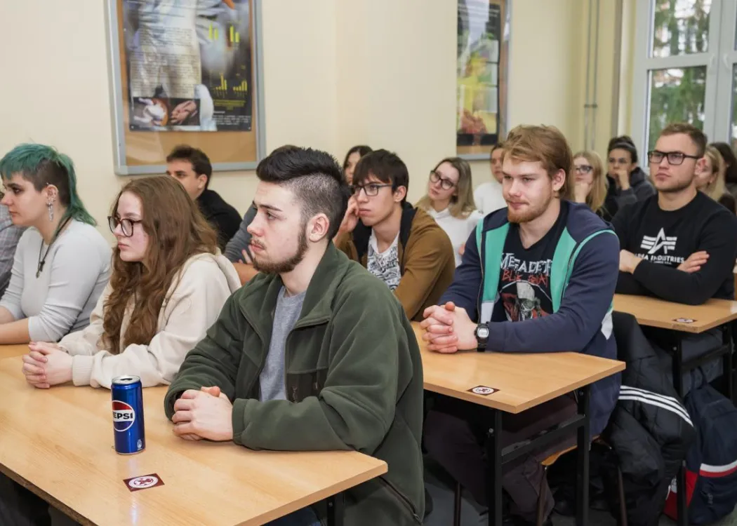 Uczestnicy seminarium kół naukowych na WBZ